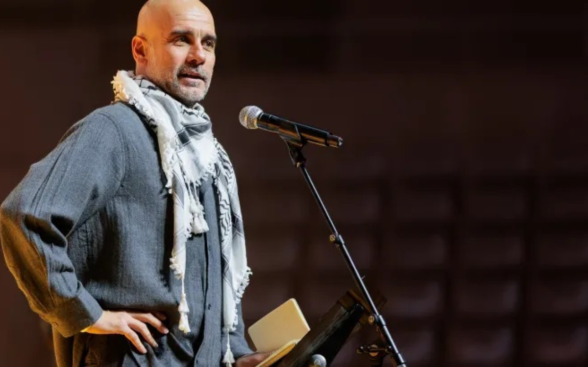 Man City’s Guardiola says he will continue to stand up for Palestine