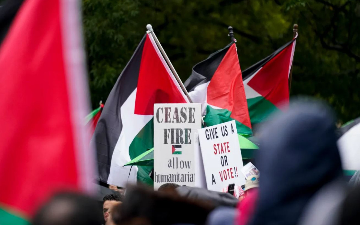 Hundreds in Sweden cancel New Year’s celebrations to rally in support of Palestine