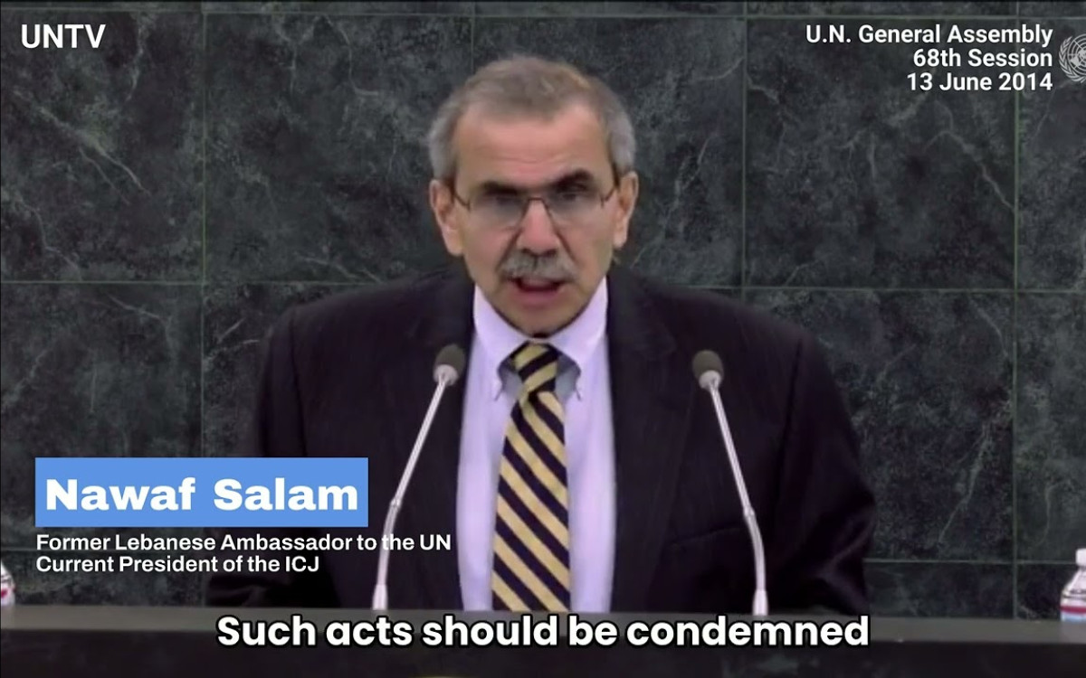 Report: Head of World Court Condemned Israel 210 Times as Lebanon’s UN Rep, Sided With Regimes in Ir